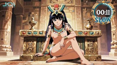 Egyptian Princess JOI Destroyed Gushing Cum Countdown Choked Animation