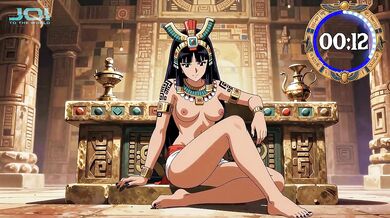 Egyptian Princess JOI Destroyed Gushing Cum Countdown Choked Animation