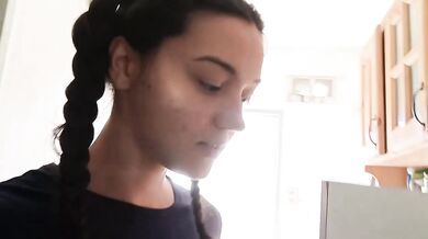 I Couldn't Pay the Painter So I Gave Him a Blowjob While My Cuckold Husband Was Gone