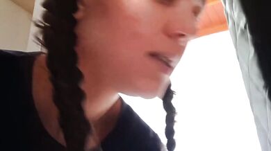 I Couldn't Pay the Painter So I Gave Him a Blowjob While My Cuckold Husband Was Gone