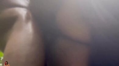 Ebony BBW Destroyed Gushing Choked by Random BBC on Trailway
