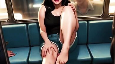 Lin Is The Most Beautiful Girl To Ever Give You A Footjob In Public
