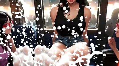 Lin Is The Most Beautiful Girl To Ever Give You A Footjob In Public