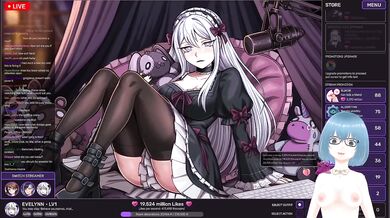 Horny Hentai Vtuber Destroyed Gaming Porno for Big Tits