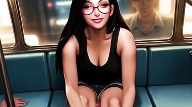 Lin Loves Rubbing Her Feet Against Your Huge Cock