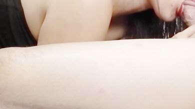 Super Wet Pussy Destroyed By Dripping Cum Loud Moaning Pinay Blowjob