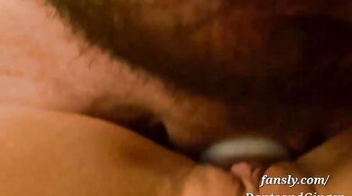 He put it back in after cumming amateur creampie real couple