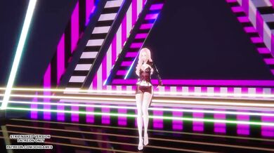 Seraphine KDA Kpop Dance Destroyed Gushing Hentai 4K 60FPS
