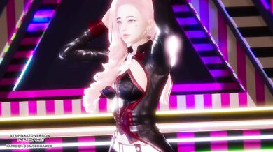 Seraphine KDA Kpop Dance Destroyed Gushing Hentai 4K 60FPS