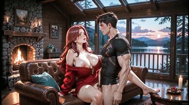 Beautiful Redhead Milf Destroyed By Ai Anime Hentai Gushing Choked