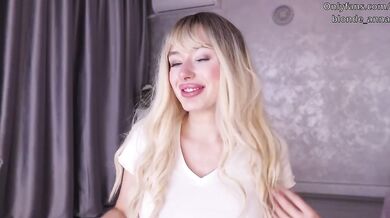Blonde Haul Destroyed Gushing Choked Solo Female POV Big Tits