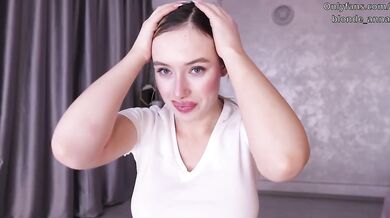 Blonde Haul Destroyed Gushing Choked Solo Female POV Big Tits