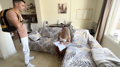 Italian Housekeeper Roleplay He Comes Home Late She Sucks and Rides Him