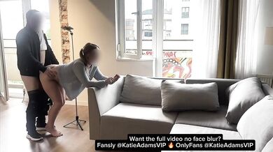 He Leaves Us No Time Milf Wants Cum While He Eats Me Cheating Wife Creampie
