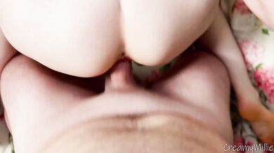 Loud Cum From Big Dick In Creamy Pussy Squirting From Pleasure