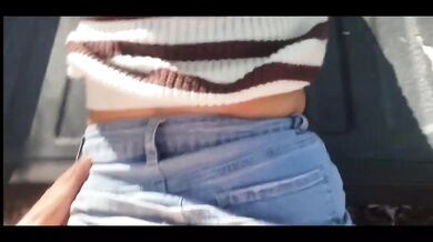 Amateur Babe Hot Creampie in the Woods Skirt No Panties Big Dick Exclusive HD