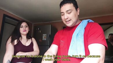 Kitchen Amateur Cuckold Humiliation Taboo Unfaithful Wife Fucks Friend With Big Ass