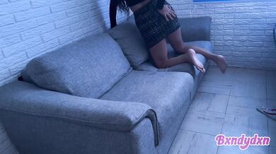 Big Ass Latina Destroyed Gushing Choked On Sofa Afternoon POV