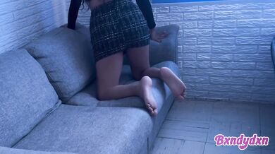 Big Ass Latina Destroyed Gushing Choked On Sofa Afternoon POV