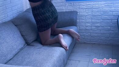 Big Ass Latina Destroyed Gushing Choked On Sofa Afternoon POV