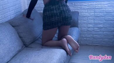 Big Ass Latina Destroyed Gushing Choked On Sofa Afternoon POV
