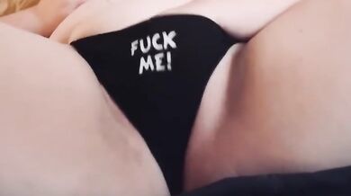BBW Blonde Finger Her Pussy Solo Fingering Masturbation Orgasm