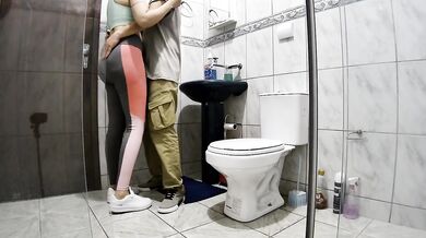 Mistress Gets Intimate In Bathroom With Side Chick After Workout