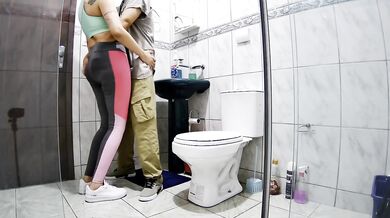 Mistress Gets Intimate In Bathroom With Side Chick After Workout