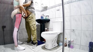 Mistress Gets Intimate In Bathroom With Side Chick After Workout