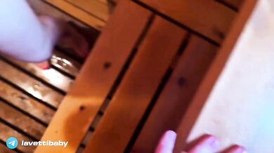 Blonde Babe With Big Ass Destroyed In Sauna