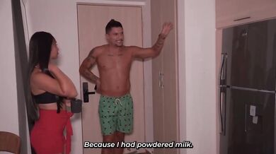 Neighbor Gives Whole Milk Destroyed Gushing Choked Cum In Ass