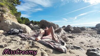 Spain Nude Beach Voyeur Wife Destroyed Gushing Outdoor Cumshot