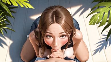 Brown Haired Chick Destroyed Gushing Choked Hard On Vacation Ai Anal Big Tits Cartoon HD Porn