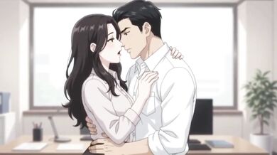 Boss fucks hot secretary with big tits and ass for promotion in office
