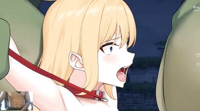 Loop Queen Gets Destroyed By Two Huge Dicks Gushing Creampie Rough Blonde Milf