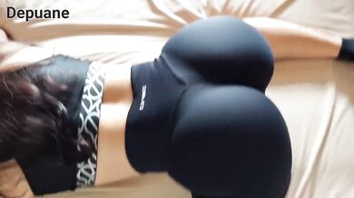 Hot Wife Teasing in Tight Gym Clothes POV Destroyed Gushing Choked