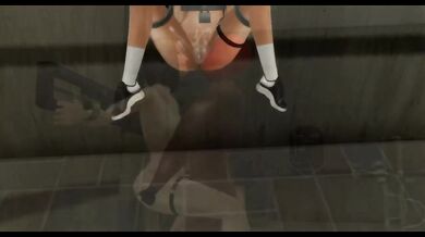 Jigsaw Saw BDSM Bondage Games Destroyed Gushing Choked Ebony Big Black Ass Cock