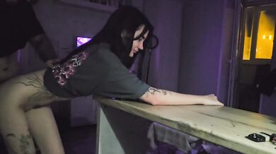 Fast Sex in Kitchen Gets Destroyed with Big Dick Blowjob Amateur HD