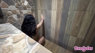 I Record My Perfect Naked Latina Body Before The Hot Shower Girl POV