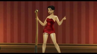 Betty Boop Destroyed By Big Black Cock BBC Creampie Pawg Milf