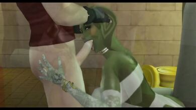 Sexy Snake Queen Gets Destroyed By Duke Nukem In Interracial Anal