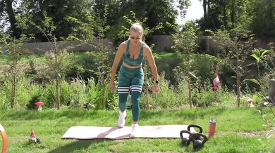 Rebecca More Dinner Workout Destroyed Gushing Choked