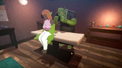 First Day Erotic Masseuse Orc Massage Destroyed Gushing Choked
