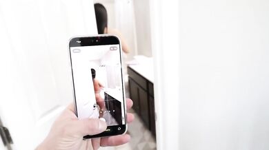 Step Sis Catches Me Gooning Big Ass Doggystyle POV Amateur Blowjob Brunette