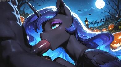 Nightmare Moon Destroyed By Anal Creampie In Dream