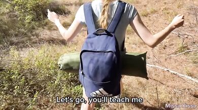 Cum On Girlfriend Face In Tent Woods POV Homemade Doggystyle Choked Gushing Blowjob Cumshot Exclusive Amateur Hot Blonde
