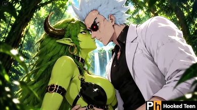 Uncensored Anime Destroyed by Devil Girl Rick Deepthroat Big Tits Amateur