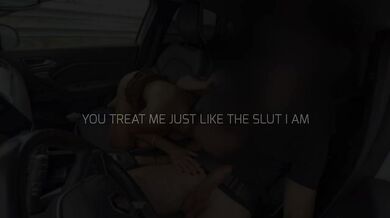 Public Car Sex Destroyed Choked Hot Italian MILF Amateur Exhibitionism Gently Perv