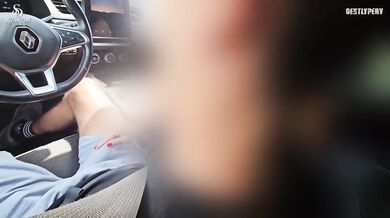Public Car Sex Destroyed Choked Hot Italian MILF Amateur Exhibitionism Gently Perv