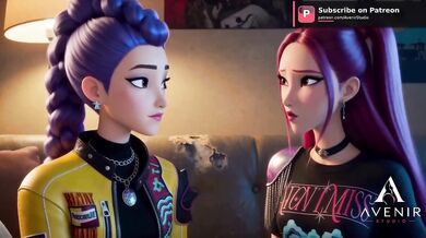 Kpop Demon Hunters Rumi Mira Zoey Threesome Destroyed